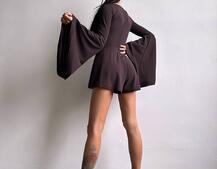 Ромпер з розкльошеними рукавами  Ромпер з розкльошеними рукавами  | PUSHKA SHOP