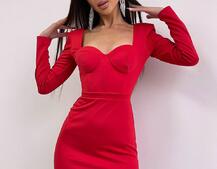 Сукня із чашечками з ефектом push up Сукня із чашечками з ефектом push up | PUSHKA SHOP