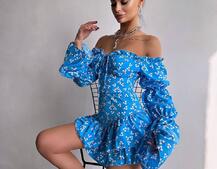 Сукня з воланами та шнурівкою по спинці Сукня з воланами та шнурівкою по спинці | PUSHKA SHOP