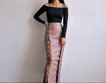 Комплект: топ + спідниця міді  Комплект: топ + спідниця міді  | PUSHKA SHOP