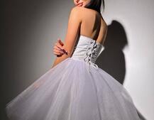 Комплект: корсет, декорований стразами  +  пишна фатинова спідниця Комплект: корсет, декорований стразами  +  пишна фатинова спідниця | PUSHKA SHOP