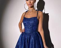 Блискуча корсетна сукня з пишною подвійною спідницею | PUSHKA SHOP