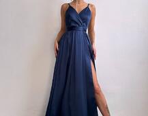 Атласна сукня максі  | PUSHKA SHOP