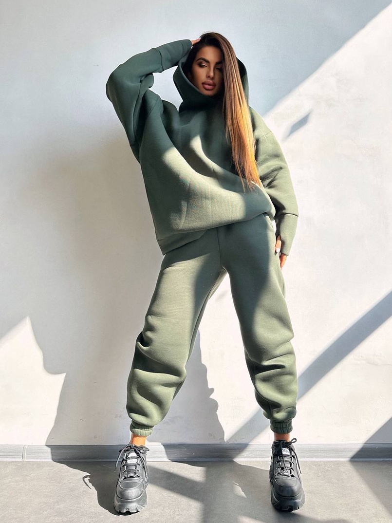 Теплий комплект: худі + спортивні штани Теплий комплект: худі + спортивні штани | PUSHKA SHOP