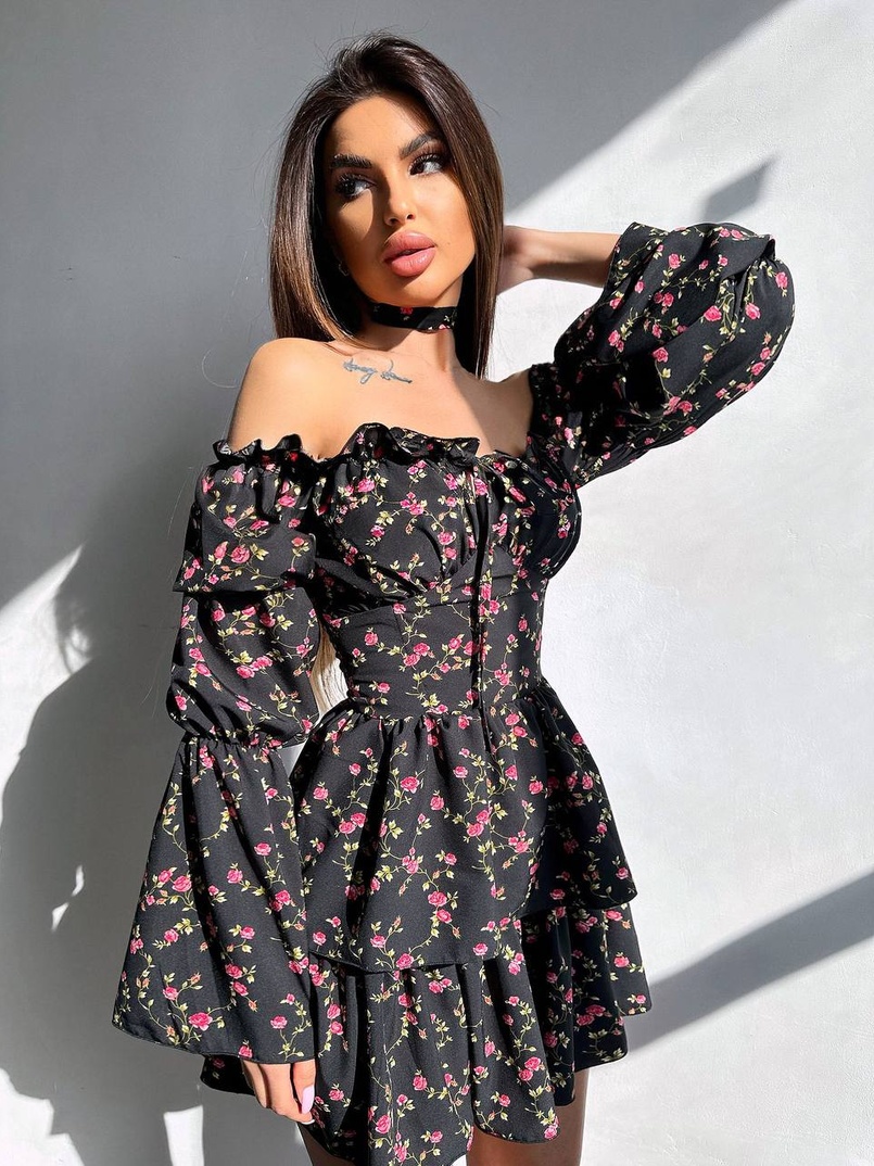 Сукня з чокером Сукня з чокером | PUSHKA SHOP