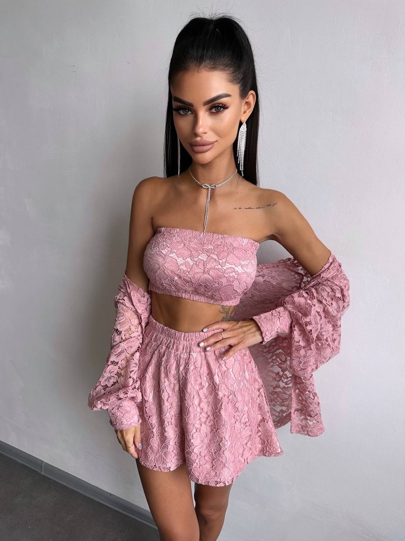 Мереживний комплект трійка  Мереживний комплект трійка  | PUSHKA SHOP