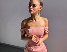 Комплект: корсет + спідниця максі з драпіруванням   | PUSHKA SHOP