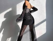 Комплект: корсет з рукавами + спідниця максі | PUSHKA SHOP