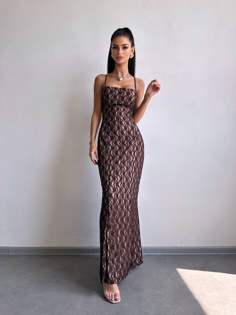 Мереживна сукня максі   Мереживна сукня максі   | PUSHKA SHOP