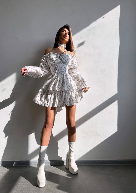 Сукня з чокером | PUSHKA SHOP