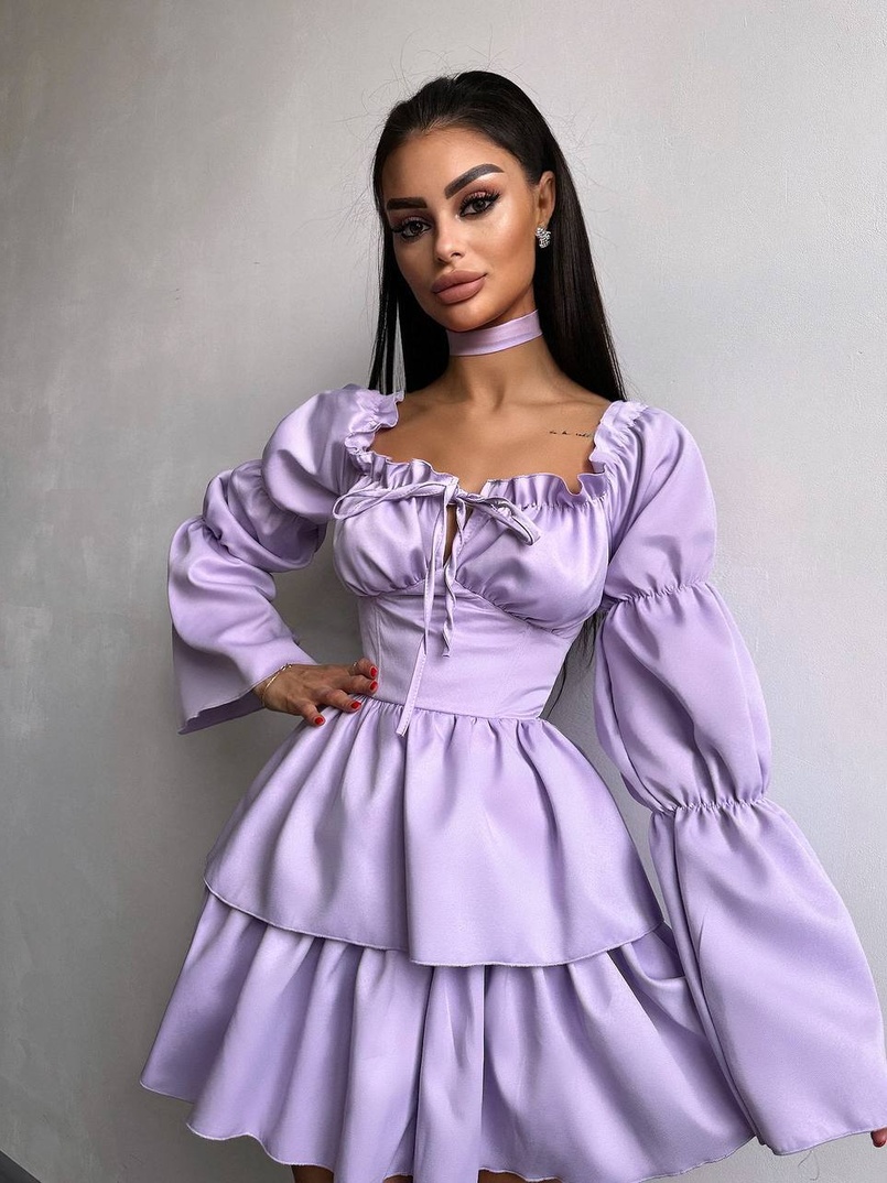 Сукня з чокером  Сукня з чокером  | PUSHKA SHOP