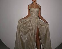 ✨Блискуча сукня максі з чашечками ✨ | PUSHKA SHOP