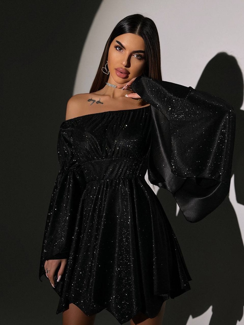 Сяючий комплект: сукня + корсет   | PUSHKA SHOP