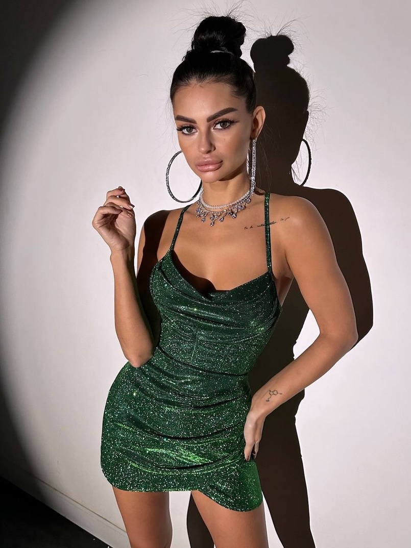 Сяючий комплект: корсет + спідниця міні з драпіруванням Сяючий комплект: корсет + спідниця міні з драпіруванням | PUSHKA SHOP