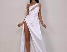 Атласна сукня максі  | PUSHKA SHOP