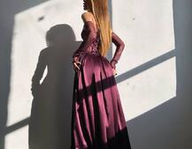 Комплект : мереживий корсет   + спідниця максі | PUSHKA SHOP