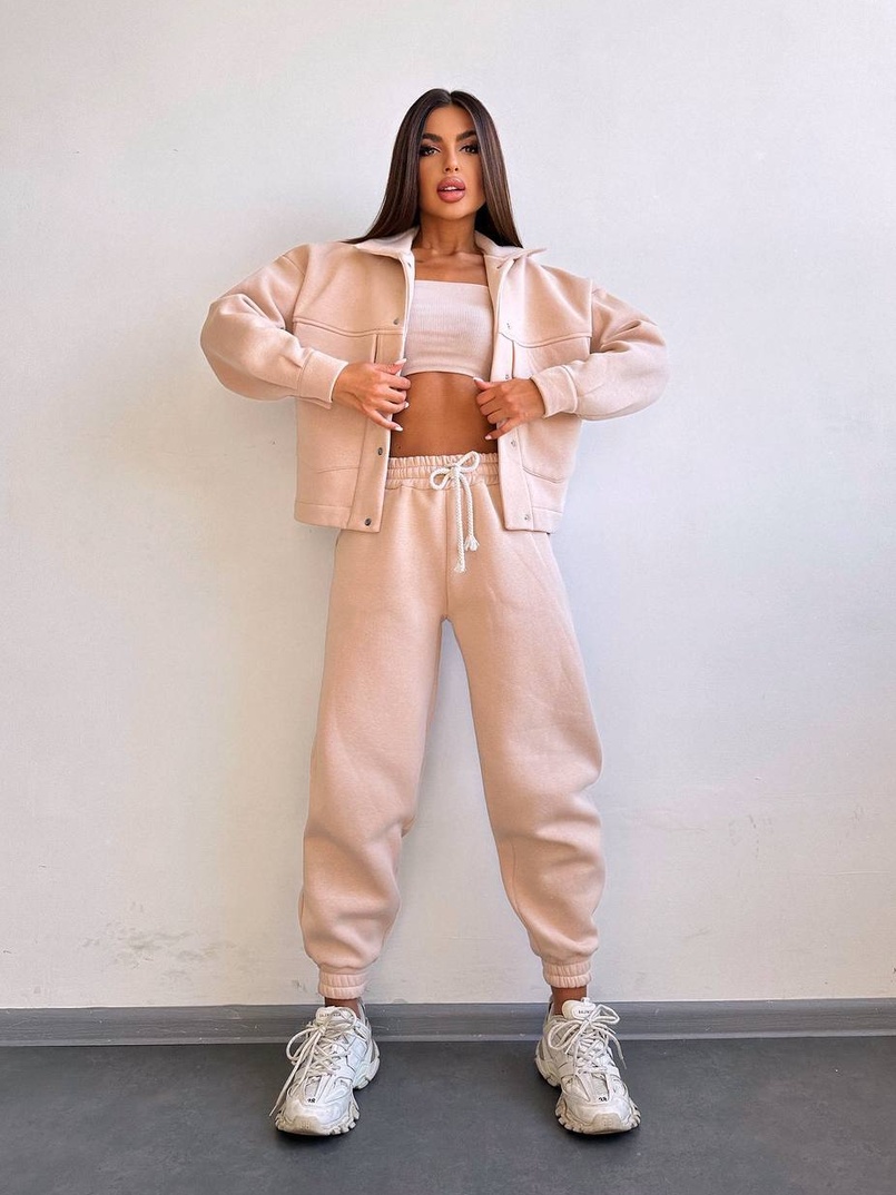 Комплект: тепла сорочка на кнопках + джоггери Комплект: тепла сорочка на кнопках + джоггери | PUSHKA SHOP