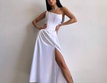 Корсетна сукня міді  | PUSHKA SHOP