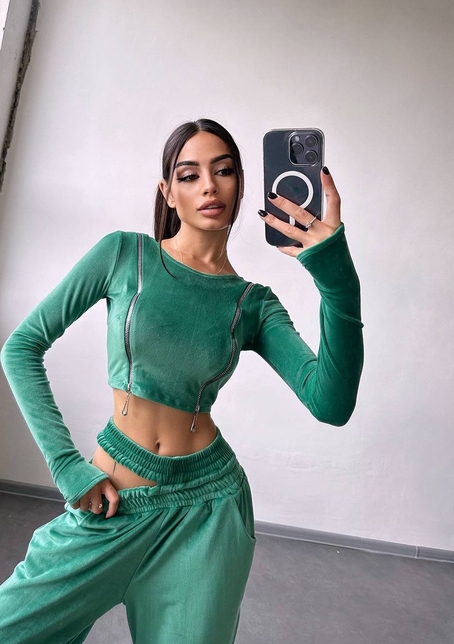 Велюровий комплект  | PUSHKA SHOP