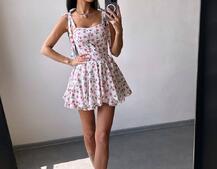 Корсетна сукня з подвійною спідницею  | PUSHKA SHOP