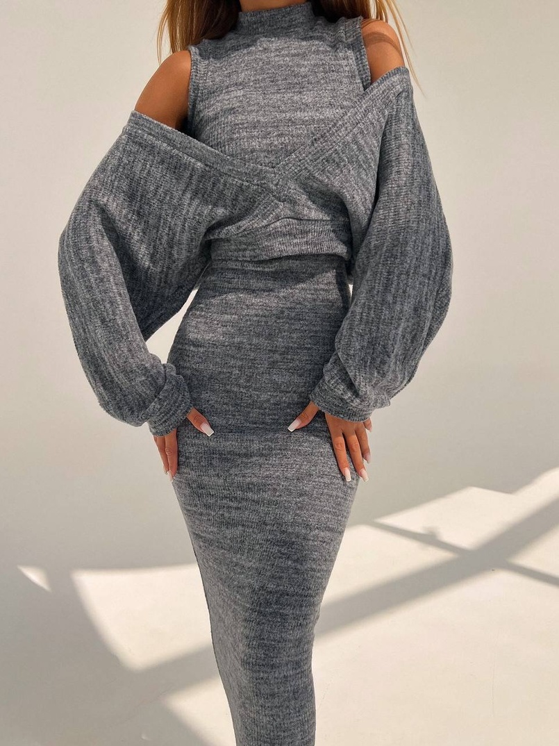 Трикотажна сукня-двійка Трикотажна сукня-двійка | PUSHKA SHOP