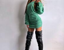 Трикотажна сукня міні  | PUSHKA SHOP