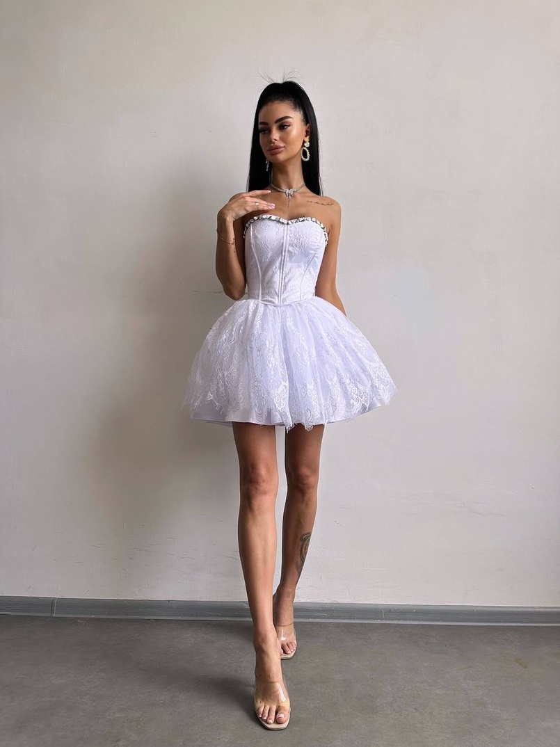Романтичний комплект із корсета та мереживної спідниці ✨ | PUSHKA SHOP