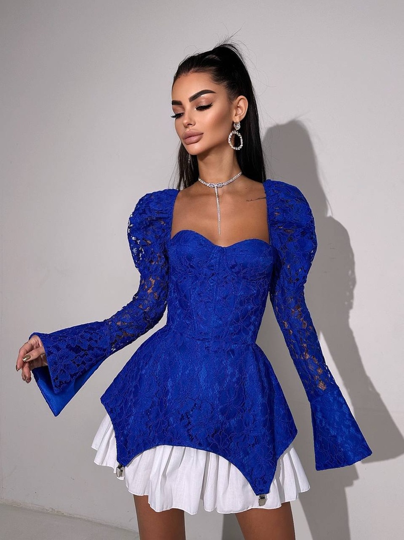 Мереживна сукня з чашечками  Мереживна сукня з чашечками  | PUSHKA SHOP