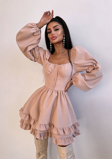 Лялькова сукня з пишною спідницею та корсетним верхом  | PUSHKA SHOP