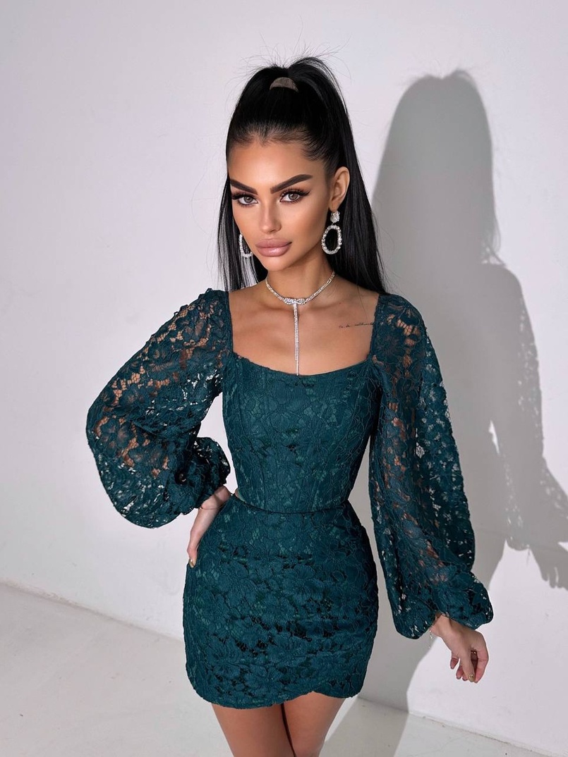 Мереживний комплект: корсет + спідниця міні Мереживний комплект: корсет + спідниця міні | PUSHKA SHOP