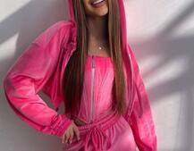 Велюровий комплект трійка: кофта + корсет на блискавці+ штани Велюровий комплект трійка: кофта + корсет на блискавці+ штани | PUSHKA SHOP