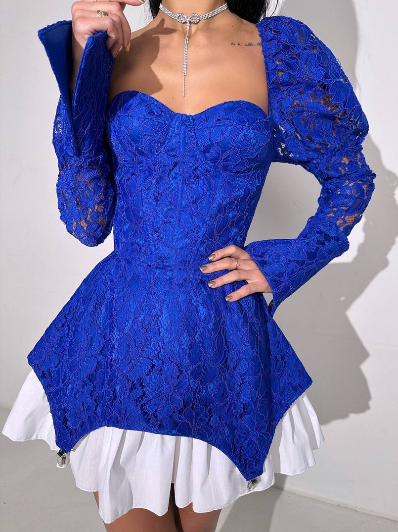 Мереживна сукня з чашечками  Мереживна сукня з чашечками  | PUSHKA SHOP