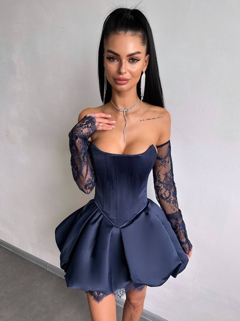 Комплект: корсет з рукавичками + спідниця  | PUSHKA SHOP