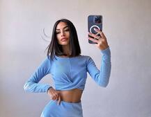 Комплект: топ + спідниця с розрізами  Комплект: топ + спідниця с розрізами  | PUSHKA SHOP