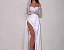 Комплект: мереживний корсет  +  спідниця максі   | PUSHKA SHOP