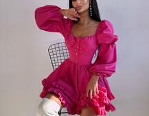 Лялькова сукня з пишною спідницею та корсетним верхом  | PUSHKA SHOP