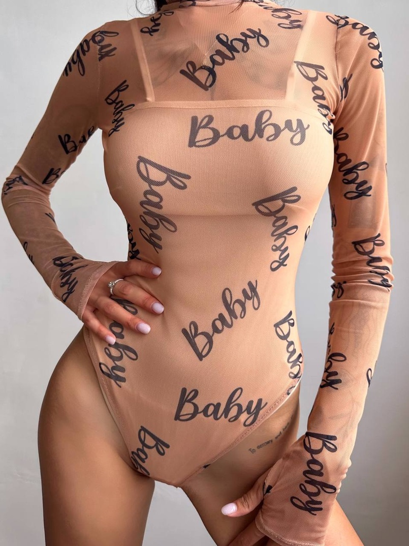 Боді з принтом   Боді з принтом   | PUSHKA SHOP