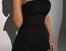 Комплект: сяюча спідниця + топ з баскою, декорований стразами Ручна робота Комплект: сяюча спідниця + топ з баскою, декорований стразами Ручна робота | PUSHKA SHOP