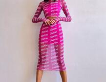 Комплект: топ + спідниця міді   | PUSHKA SHOP