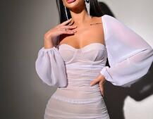 Корсетна сукня з чашечками з ефектом push up з драпіруванням   Корсетна сукня з чашечками з ефектом push up з драпіруванням   | PUSHKA SHOP