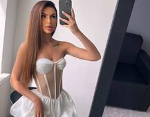 Сукня з чашечками та елементами корсету декорована стразами  | PUSHKA SHOP