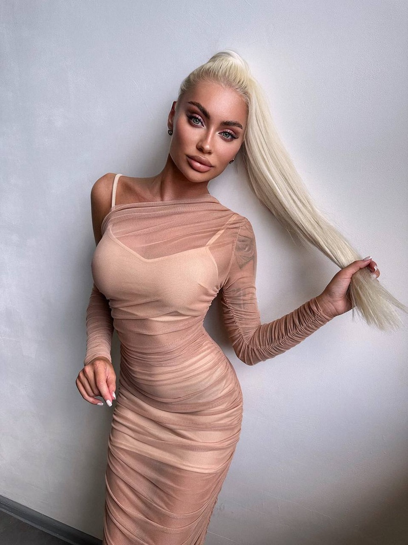 Сукня міді з драпіруванням   Сукня міді з драпіруванням   | PUSHKA SHOP