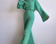 Трикотажний базовий комплект: світшот + штани  Трикотажний базовий комплект: світшот + штани  | PUSHKA SHOP