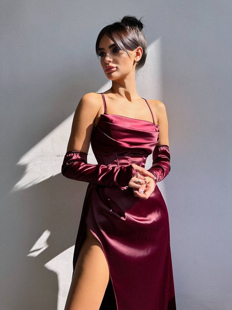 Комплект: корсет з рукавичками + спідниця максі з драпіруванням   Комплект: корсет з рукавичками + спідниця максі з драпіруванням   | PUSHKA SHOP