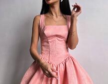 Корсетна сукня с пишною спідницею-балоном | PUSHKA SHOP