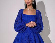 Мереживна сукня з корсетним верхом та пишною подвійною спідницею  Мереживна сукня з корсетним верхом та пишною подвійною спідницею  | PUSHKA SHOP