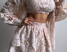 Мереживний комплект трійка  | PUSHKA SHOP