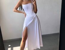 Корсетна сукня міді  | PUSHKA SHOP