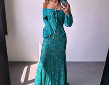 Мереживна сукня максі   | PUSHKA SHOP