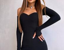 Трикотажна сукня міні з чашечками  | PUSHKA SHOP